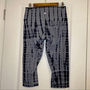 Lululemon | Wunder Under Crop Vert Shibori
